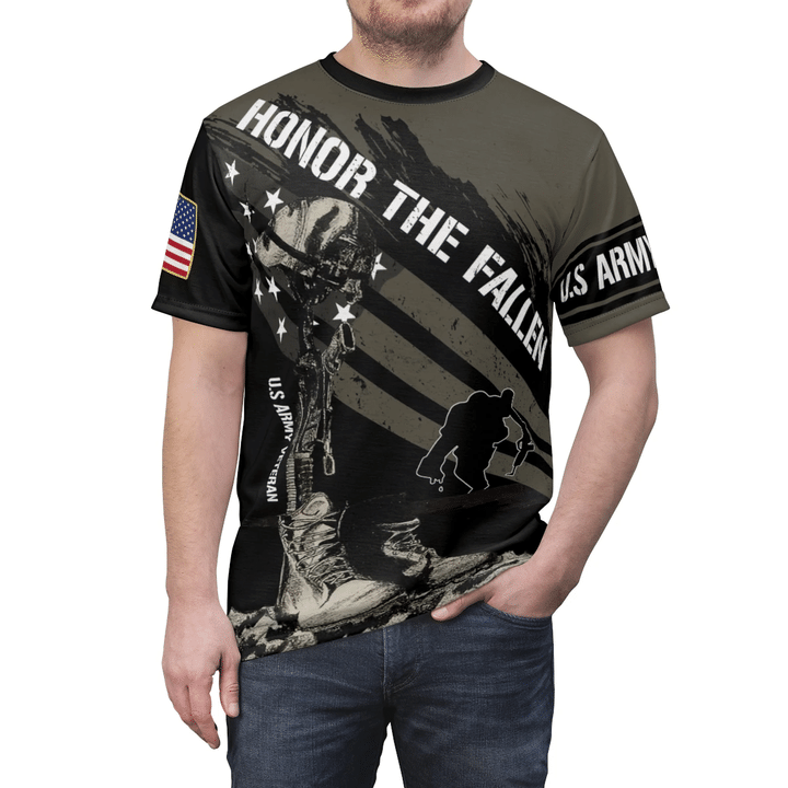 Veteran Shirt, Honor The Fallen Veteran 3D Shirt All Over Printed Shirts - Spreadstores