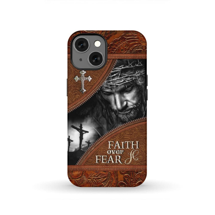 Faith over fear phone case
