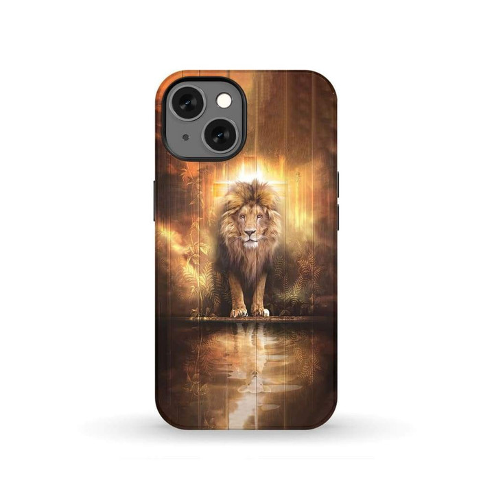 The lion and lamb Christian phone case