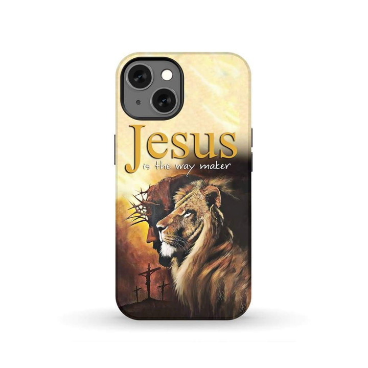 Jesus is the Way maker Christian phone case - Tough case