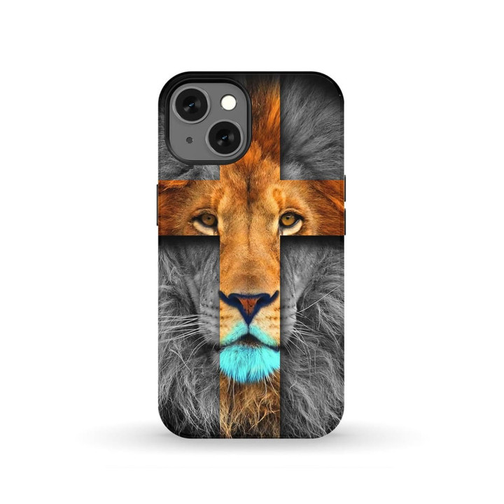 Jesus Lion Cross Christian phone case - tough case