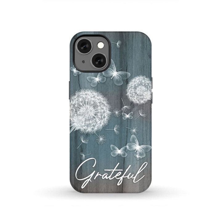 Grateful Dandelions Butterflies phone case