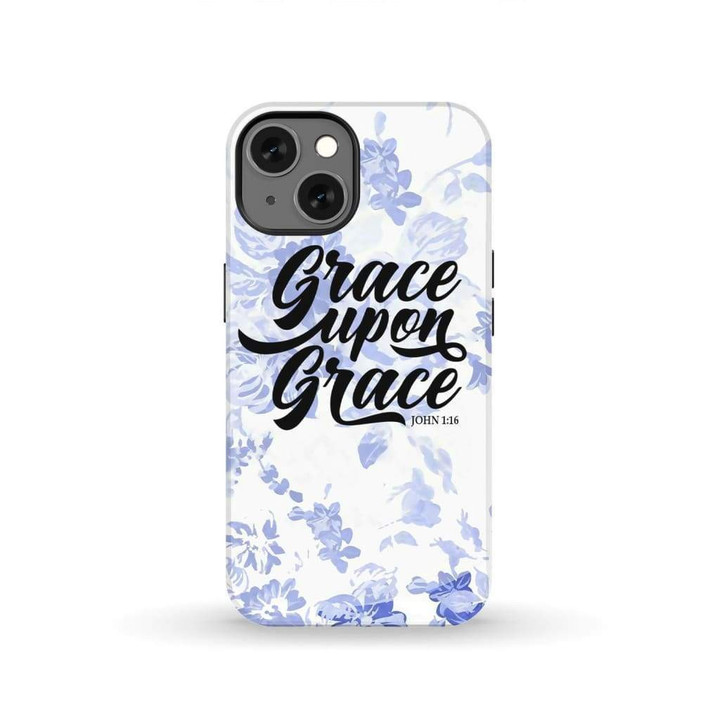 Grace upon grace John 1:16 phone case - Bible verse phone cases