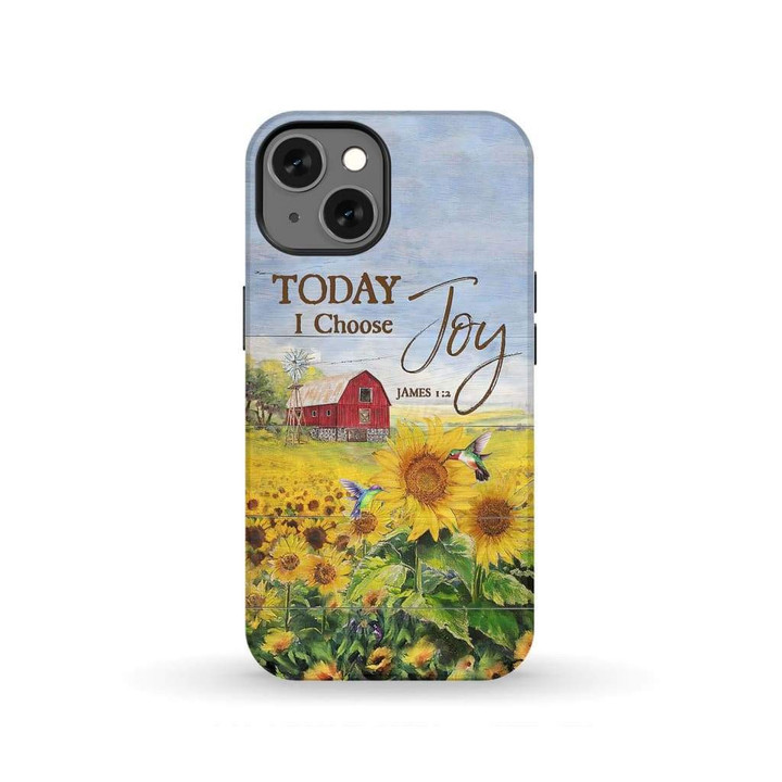 Today I choose Joy James 1:2 sunflower farmhouse phone case - tough case