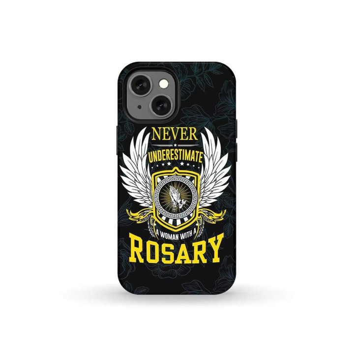 Never underestimate a woman with a rosary phone case