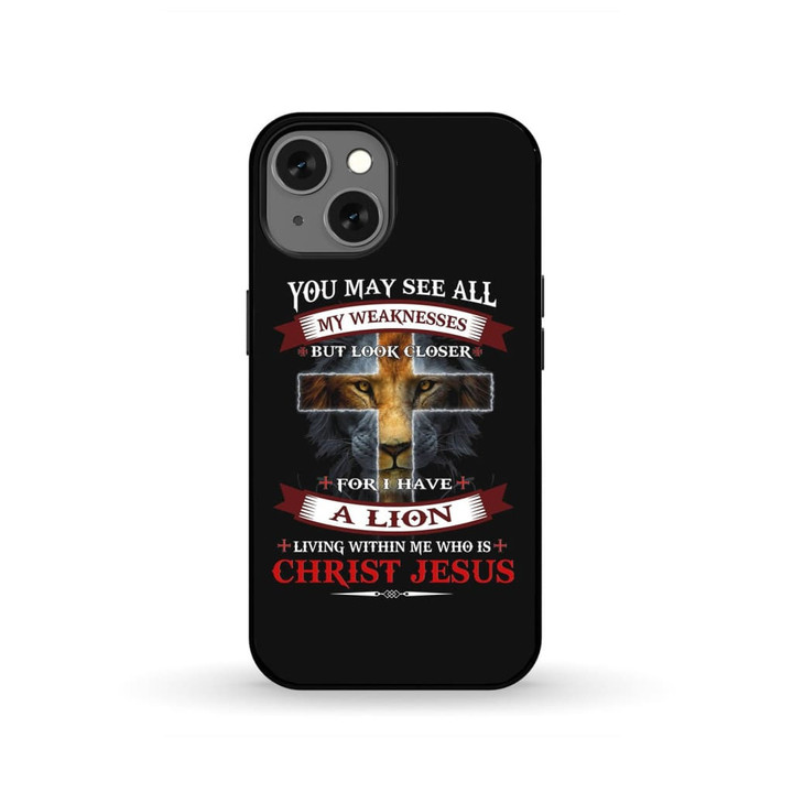 I have a Lion who is Christ Jesus Christian phone case - Tough case