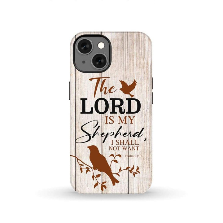 The Lord is my shepherd Psalm 23:1 Bible verse phone case