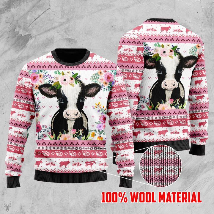 Ugly Sweatshirt Cow For Christmas Gift