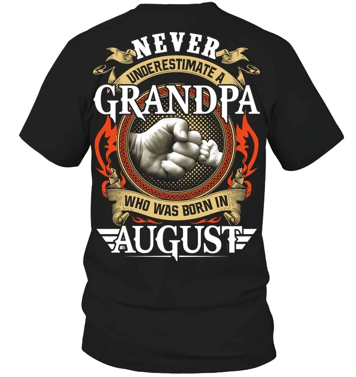Veteran Shirt, Dad Shirt, Custom Shirt, Never Underestimate A Grandpa Who Was Born T-Shirt KM1006 - Spreadstores