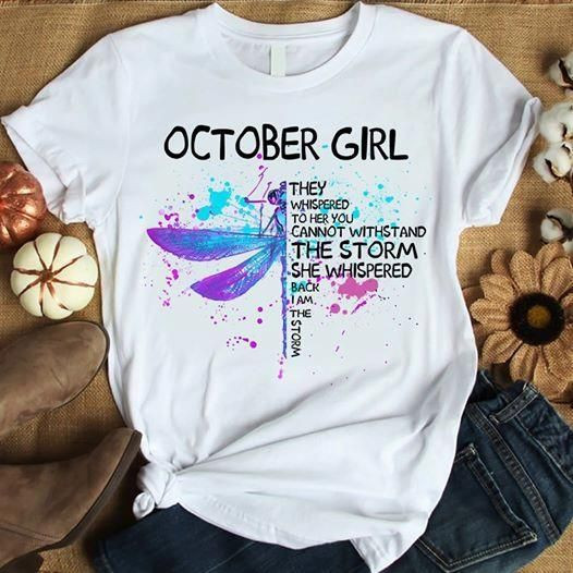 Personalized Unisex T-Shirt, They Whispered To You Dragonfly T-Shirt, Birthday Gift Idea Unisex T-Shirt - Spreadstores