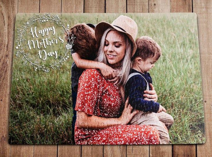 Personalized Puzzle, Mother's Day Gift, Gift For Mothers Day, Happy Mother's Day, Gift For Mom V3 Puzzle - Spreadstores