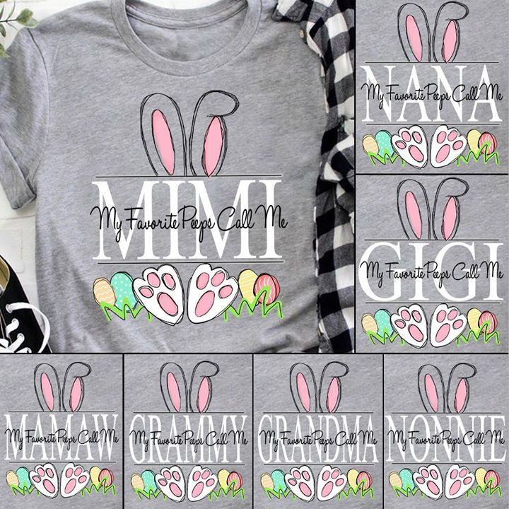 Personalized Shirt, Happy Easter, Easter Gift Idea Unisex T-Shirt, My Favorite Peeps Call Me T-Shirt - Spreadstores