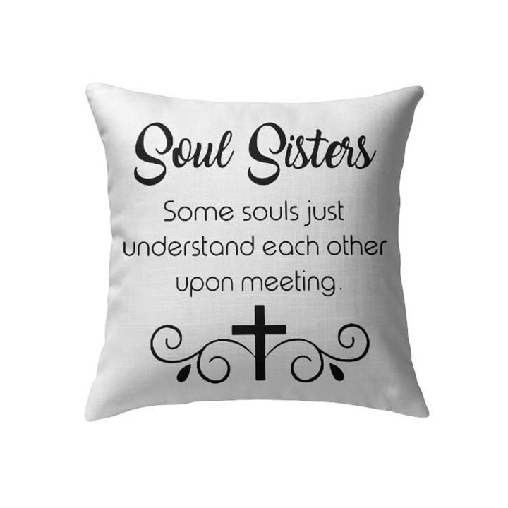 Soul sisters Christian pillow - Christian pillow, Jesus pillow, Bible Pillow - Spreadstore