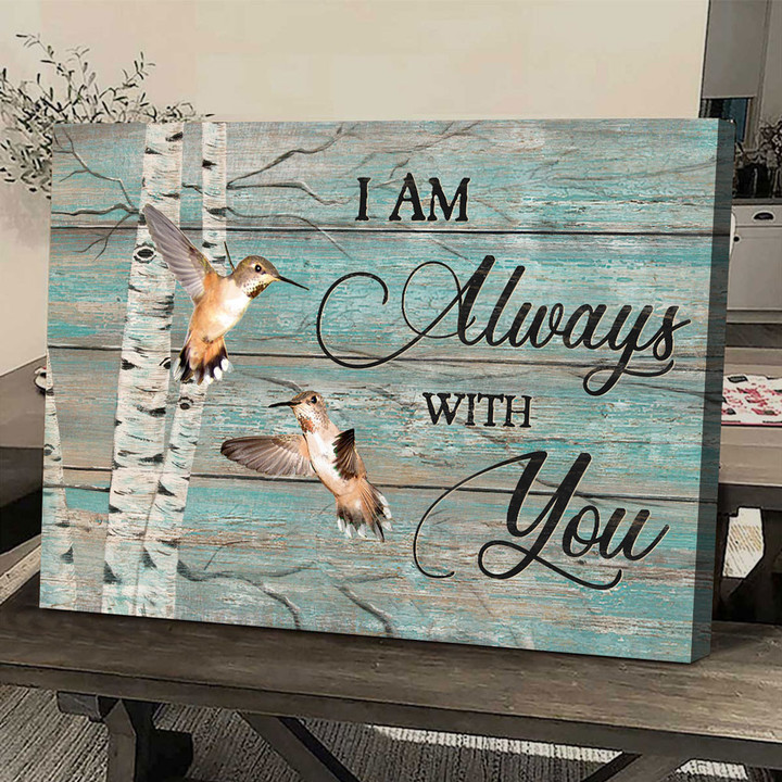 Hummingbird, Oldest tree, I am always with you - Heaven Landscape Canvas Prints, Wall Art