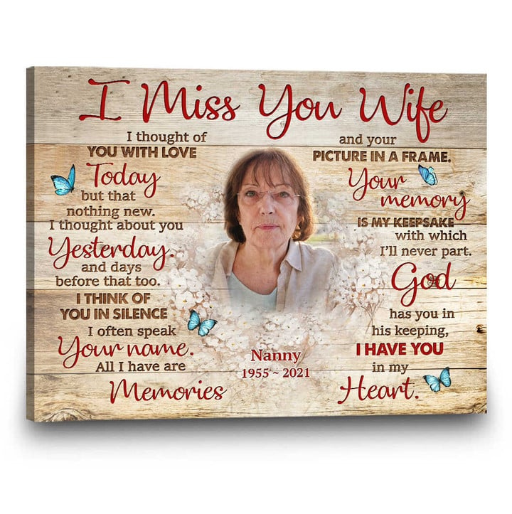 Sympathy Gift For Loss Of Wife, Bereavement Gift For Loss Of Wife - Personalized Sympathy Gifts - Spreadstore