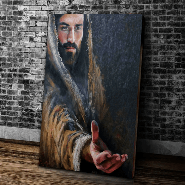 Jesus Come And Take My Hand Matte Canvas - Spreadstores