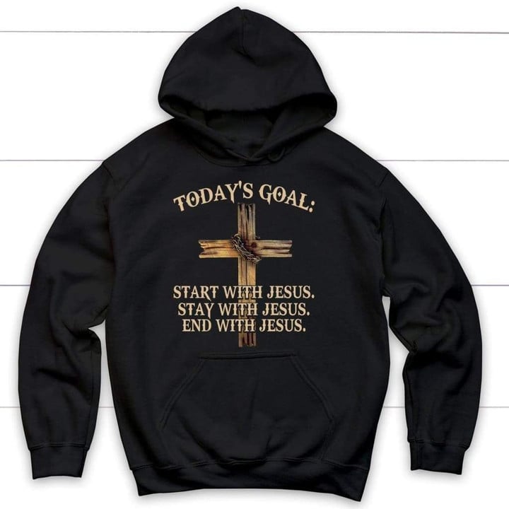 Today's Goal Christian hoodie - Gossvibes