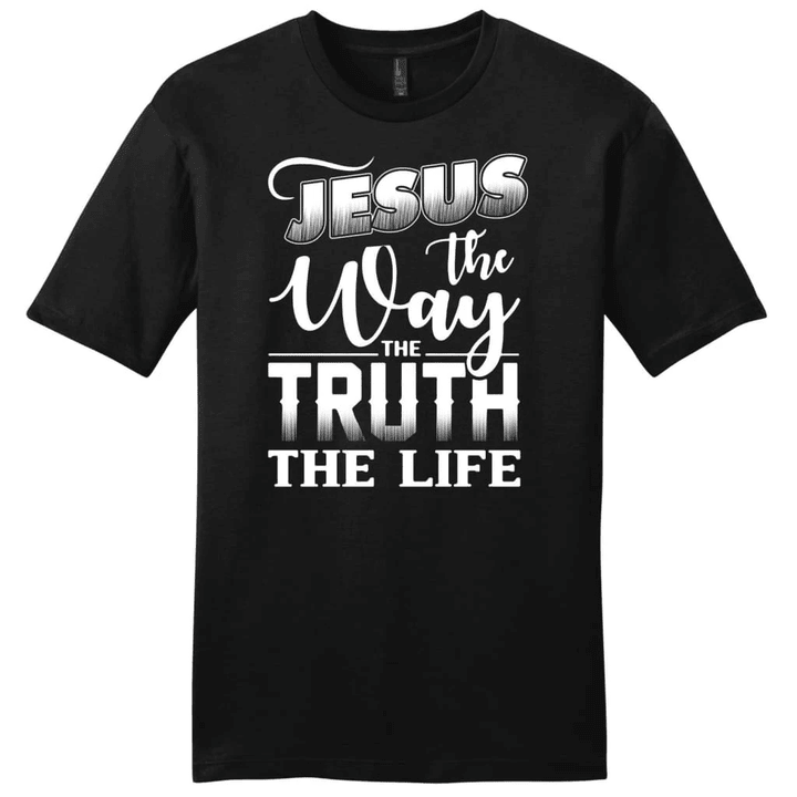 Jesus the way the truth the life mens Christian t-shirt - Gossvibes
