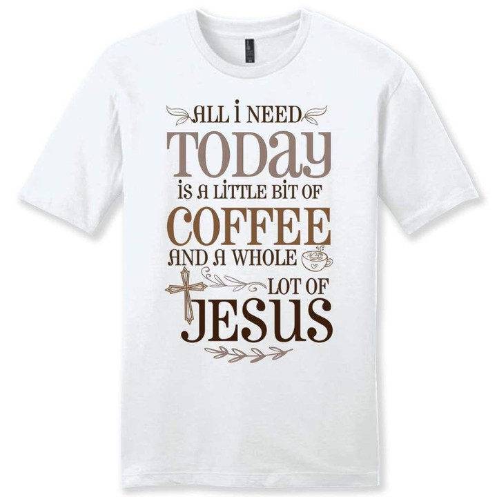 Coffee and Jesus mens Christian t-shirt - Gossvibes
