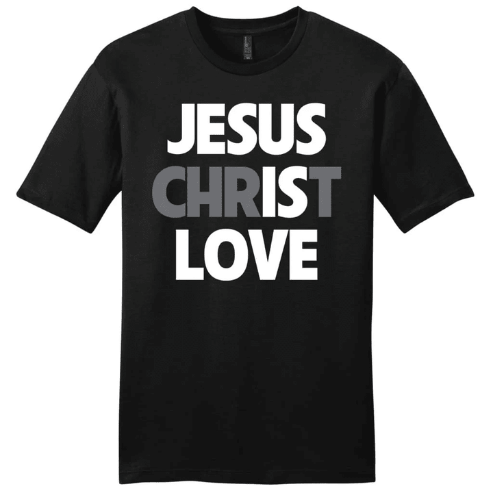 Jesus Christ Love mens Christian t-shirt - Gossvibes