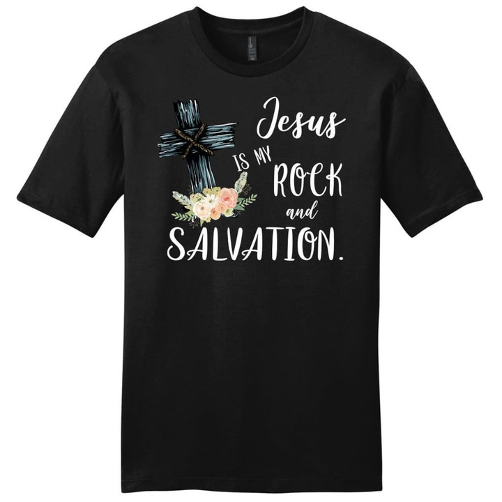 Jesus is my rock and salvation mens Christian t-shirt - Gossvibes