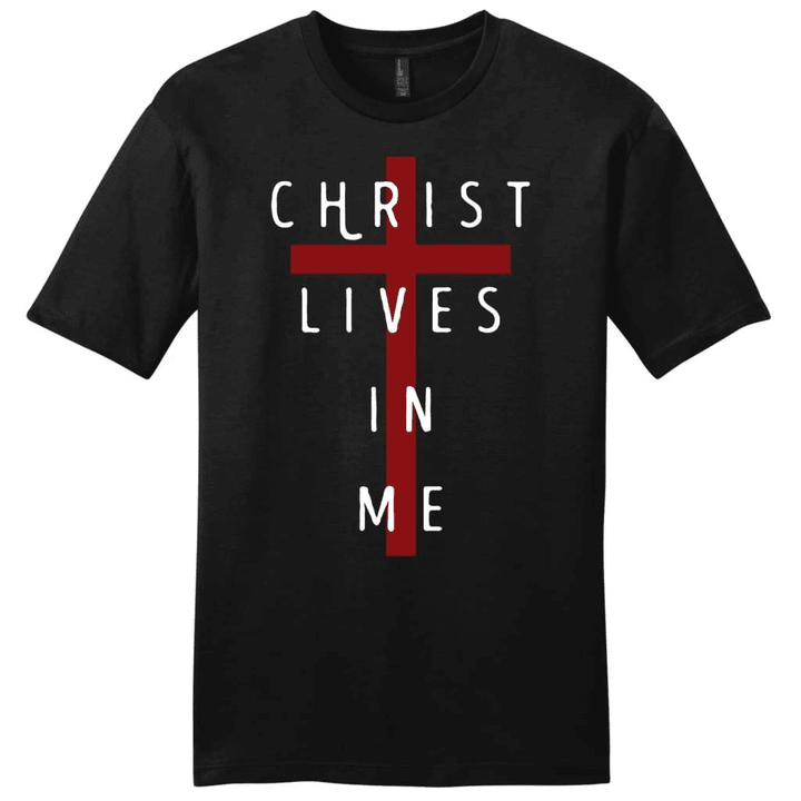 Christ lives in me mens Christian t-shirt - Gossvibes