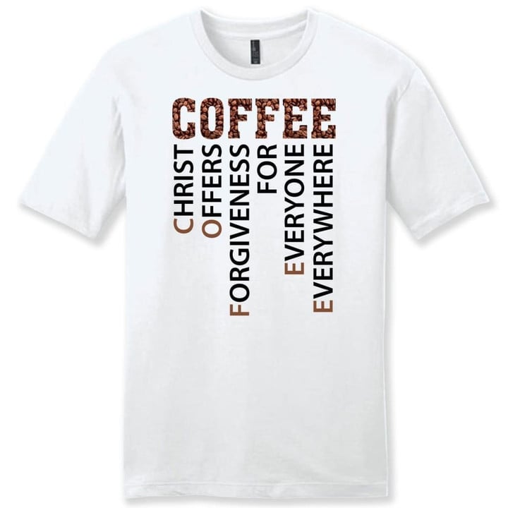 Christian coffee definition mens Christian t-shirt - Gossvibes