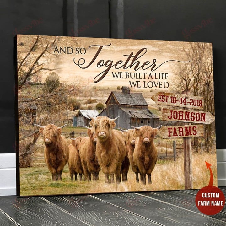 - Highland Cattle Canvas Print Wall Art