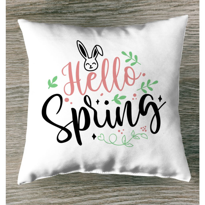 Hello Spring Christian pillow - Christian pillow, Jesus pillow, Bible Pillow - Spreadstore