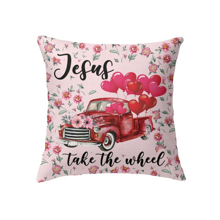 Jesus take the wheel Christian pillow - Christian pillow, Jesus pillow, Bible Pillow - Spreadstore