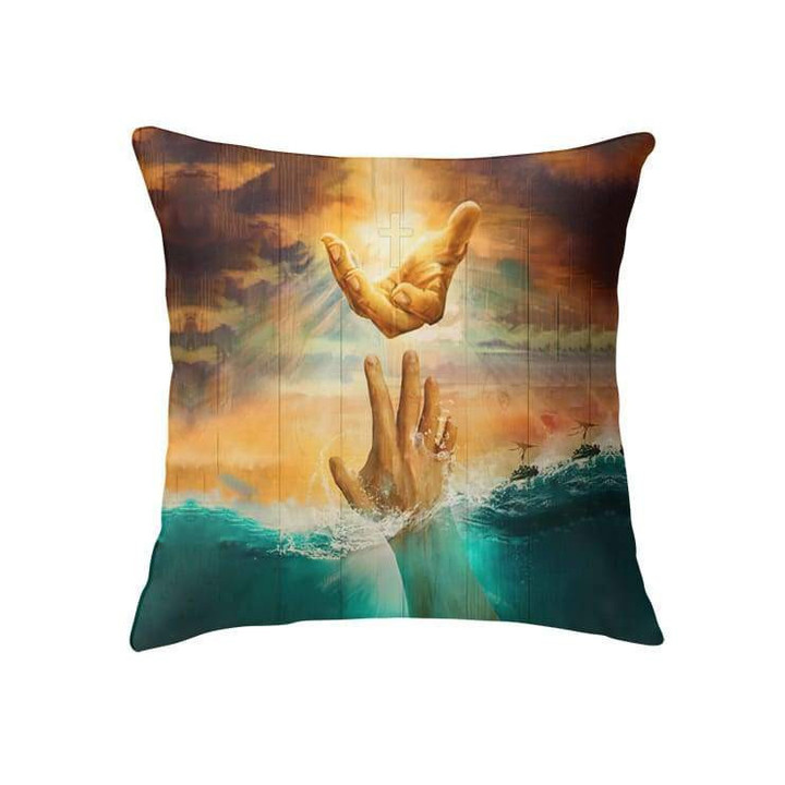 God will save you Christian pillow - Christian pillow, Jesus pillow, Bible Pillow - Spreadstore