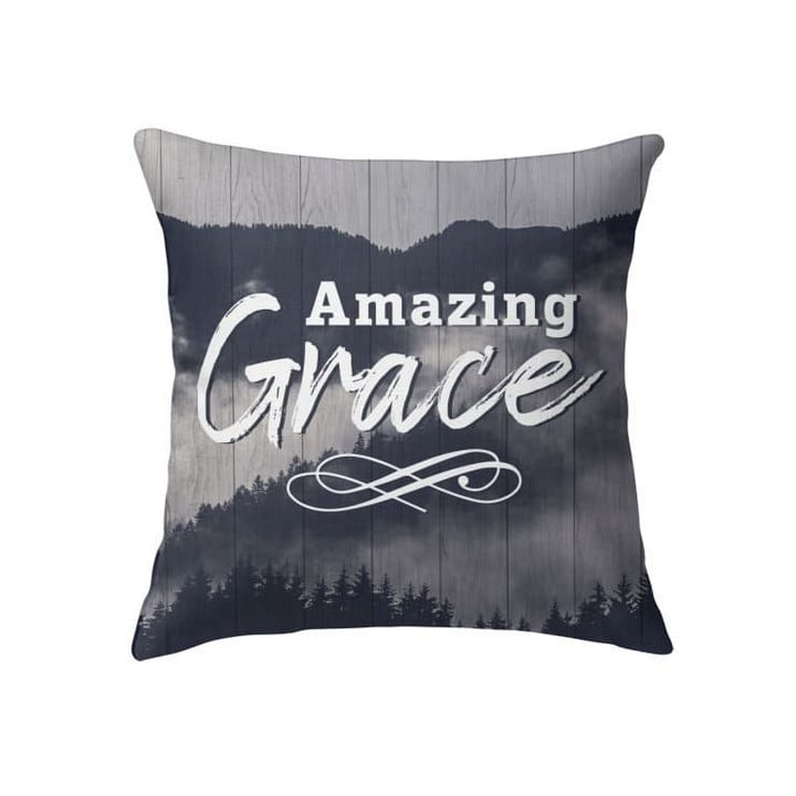 Amazing grace Christian pillow - Christian pillow, Jesus pillow, Bible Pillow - Spreadstore