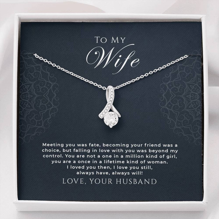 To My Wife - Beyond My Control - Alluring Beauty Necklace