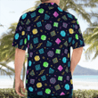 DnD Dice Shirt - DnD dice colorful Hawaiian Shirt