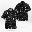 DnD Items Button Up Shirt - Black &White