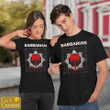 DnD Barbariam Custom Name T-shirt
