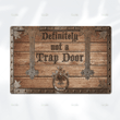 Not a trap door - Out side door mat