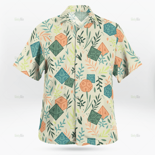 DnD Dice Hawaiian Shirt - DnD Dice Shirt