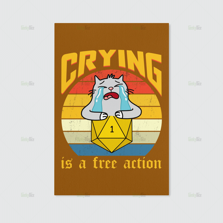 DnD Canvas - Crying is a free action