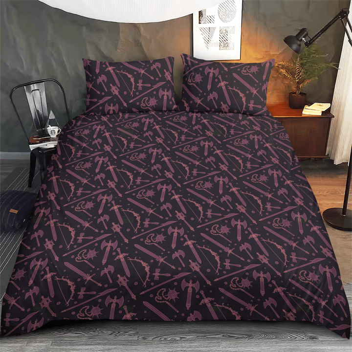 Madieval Weapons Bedding Set