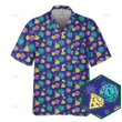 DnD Hawaiian Shirt - Dice Pixel Pattern