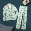 Dice plants premium silk pyjama
