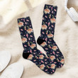 DnD Dice flowers long socks