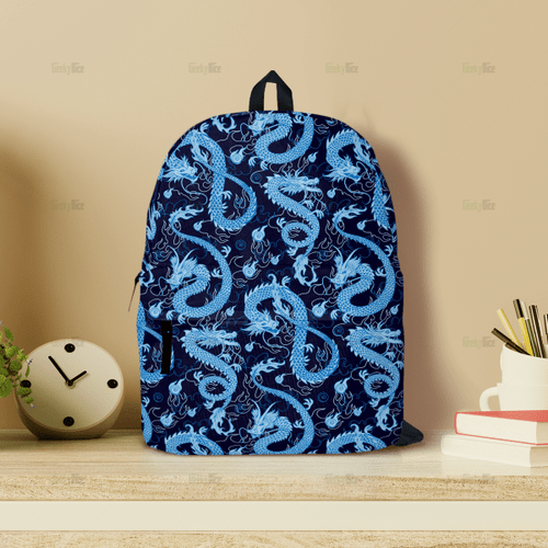 Premium DnD Backpack - Classic Blue Dragon