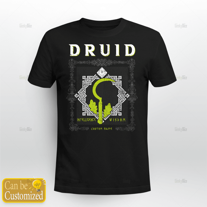 Druid T-Shirt Custom Name