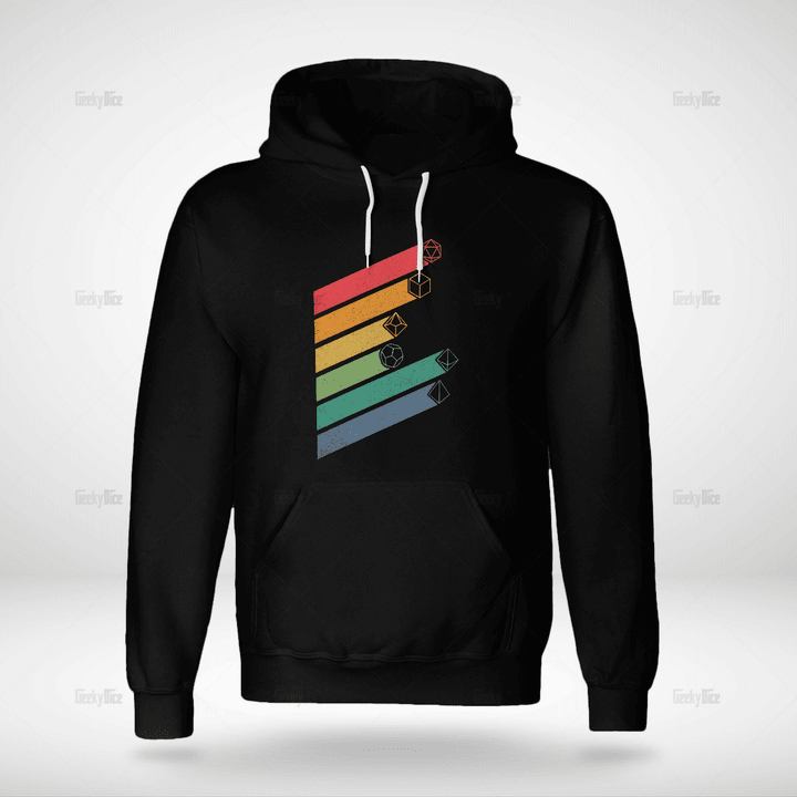 Rainbow dice set hoodie