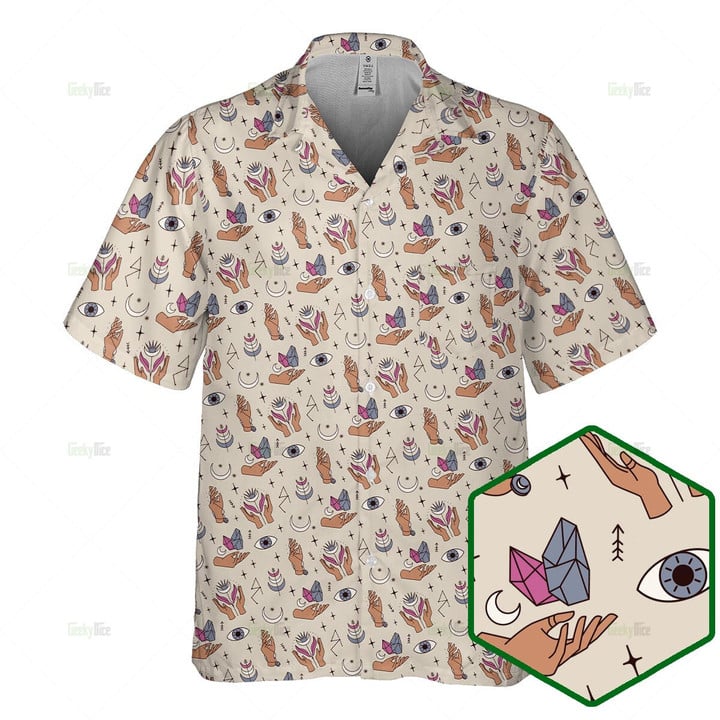 DnD Hawaiian Shirt -Magic Hand Pattern