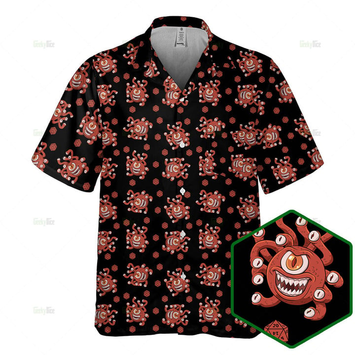 DnD Hawaiian Shirt - Beholder