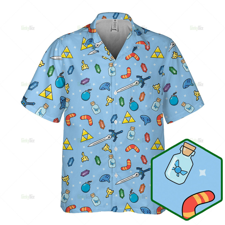 Zelda Pattern Shirt - Zelda shirt