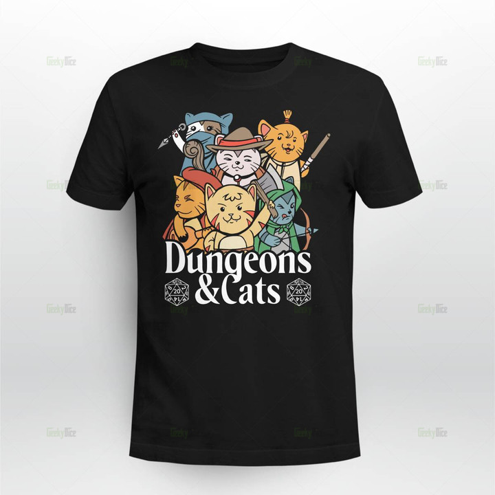 Dungeons and Cats T-shirt
